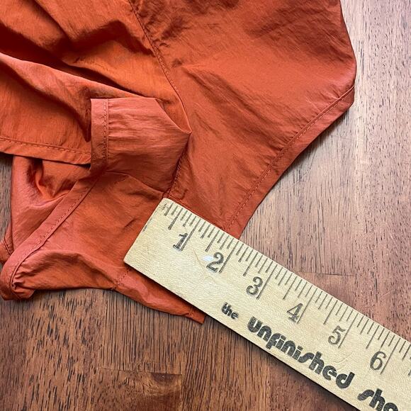 Free People Movement The Way Home 2" Shorts Wide Waist Red Earth Rust Women's L - Picture 11 of 13